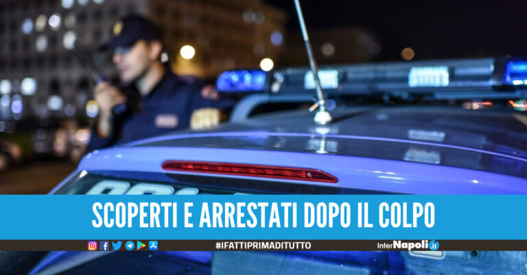 Topi d'appartamento in azione in provincia di Napoli, arrestati dopo aver messo a segno il colpo
