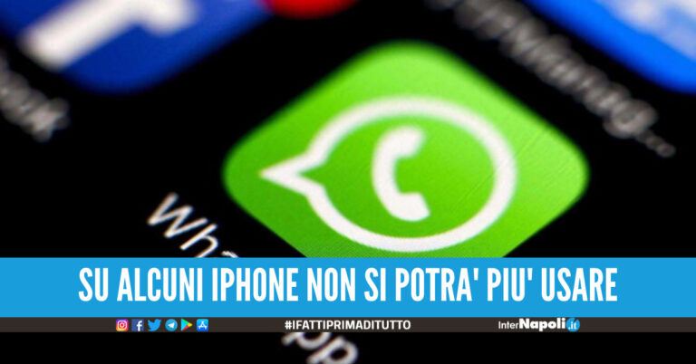 Whatsapp smette di funzionare su alcuni iPhone: la lista dei telefoni che dirà addio all’app