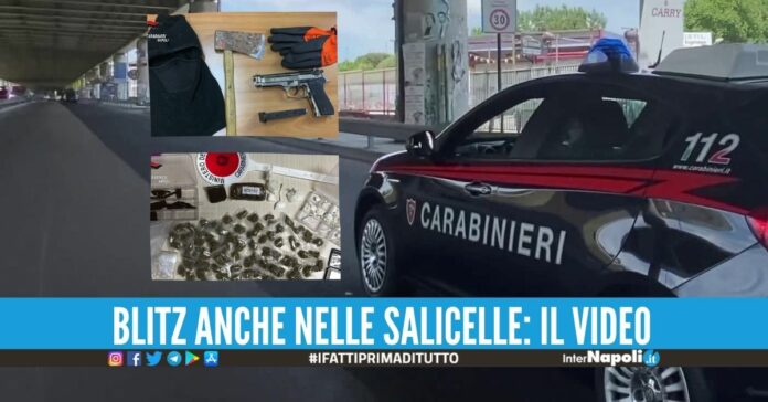 Controlli tra Casoria e Afragola, sequestrate pistole e droga