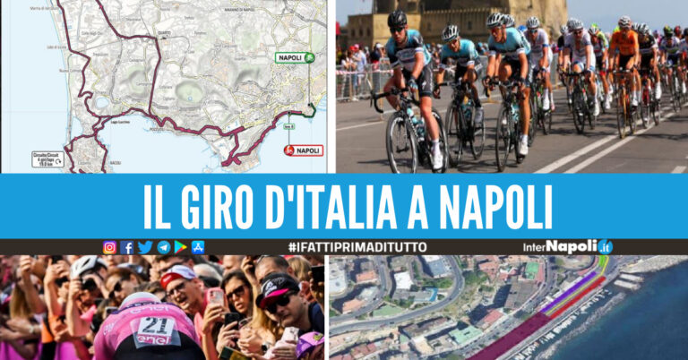 Giro d’Italia a Napoli e provincia: percorso, orari e divieti
