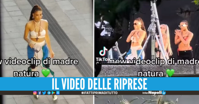 Elodie, a Napoli le riprese del nuovo videoclip musicale