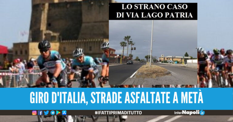 Giro d'Italia a Napoli e provincia, corsa contro il tempo per tappare le buche del tragitto 