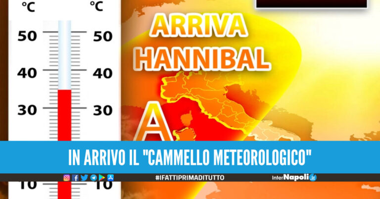 L’anticiclone africano Hannibal si abbatte sull’Italia, temperature fino a 35 gradi
