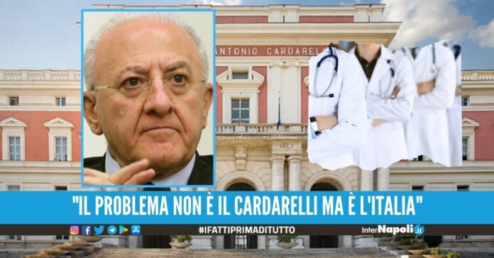 Assenza di medici nel pronto soccorso, De Luca indica 3 motivi