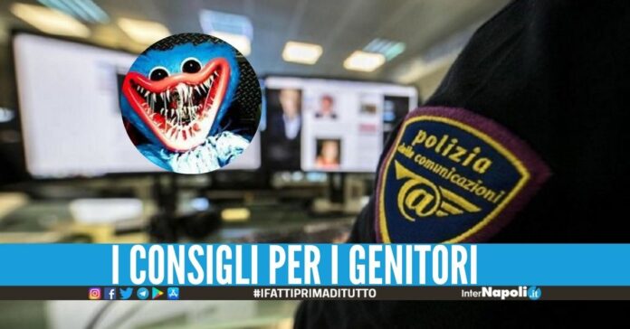 La polizia postale lancia l’allarme per il pupazzo blu Pericoloso per i bimbi