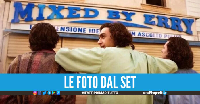 Le prime immagini dal set del film “Mixed By Erry” di Sydney Sibilia sul “re” delle musicassette pirata di Napoli, pubblicate dallo stesso Enrico Frattasio