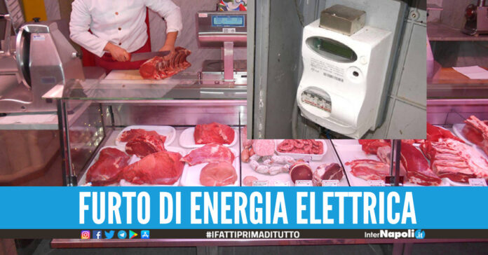 Macellaio di Casandrino col 'pezzotto' sul contatore, in 4 anni ha rubato 30mila euro di corrente