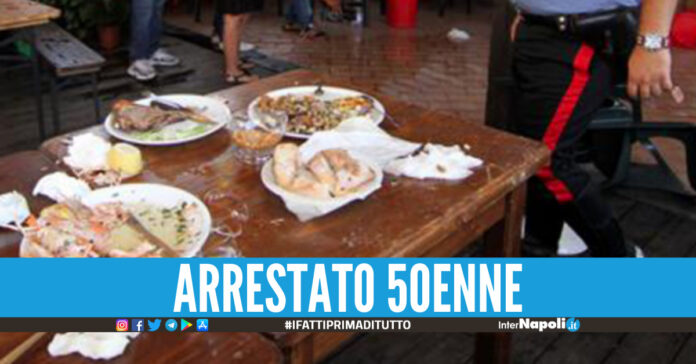 Pranzo in rissa, foto di repertorio