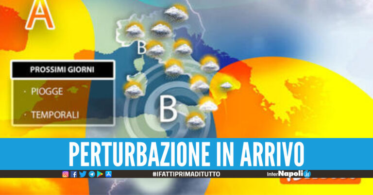 Il maltempo si abbatte sull’Italia, temperature in calo e temporali: le previsioni