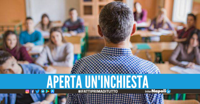 Prof in classe, foto di repertorio