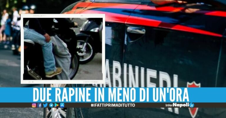 Rapine a mano armata a Napoli, banda all'assalto dei motorini