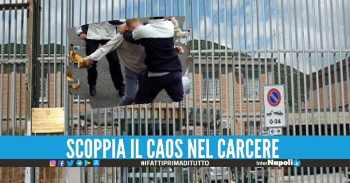 Rissa tra detenuti di Napoli e di Salerno, 3 feriti in ospedale