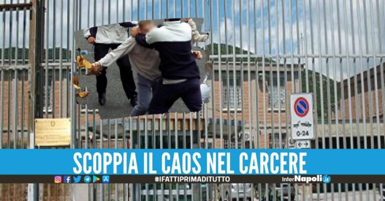 Rissa tra detenuti di Napoli e di Salerno, 3 ricoverati in ospedale