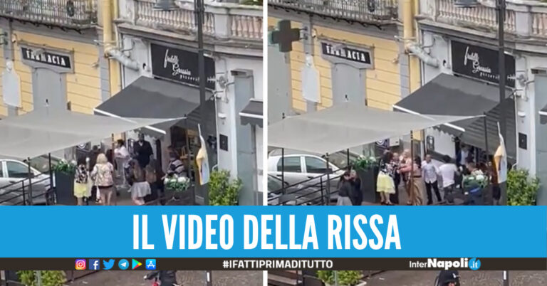 Rissa tra conoscenti all’esterno della pizzeria, il video di San Giuseppe Vesuviano diventa virale sui social