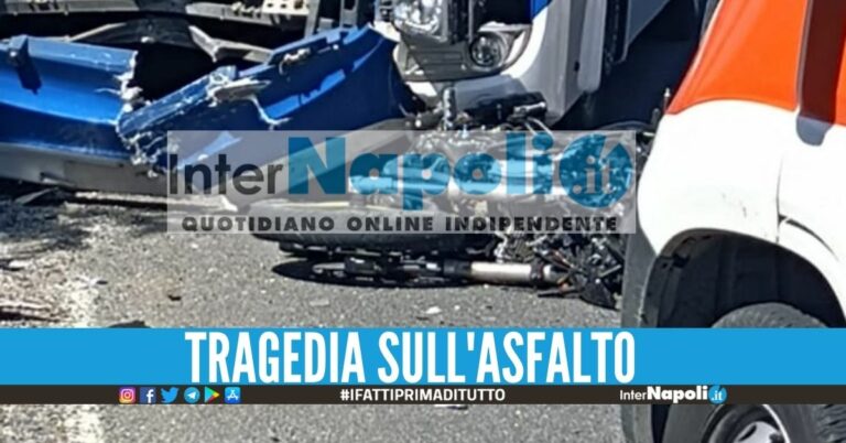 Scontro tra moto e pullman nel Casertano, 18enne muore dopo l’impatto