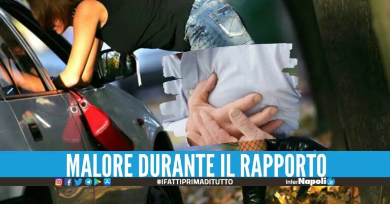 Si apparta con una prostituta e si sente male, 72enne multato in Campania