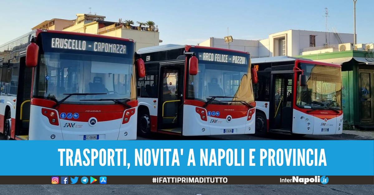 Trasporti Napoli, dopo il fallimento della Ctp attivate le nuove linee Eav e Air