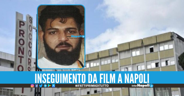 Inseguimento da Scampia al Cardarelli, preso dopo aver speronato agenti