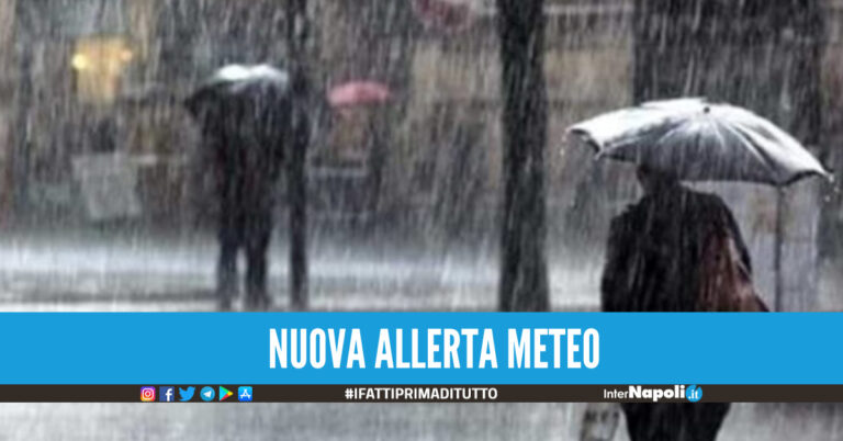 Temporali in Campania, scatta l’allerta meteo di 24 ore: “Attenzione agli allagamenti”