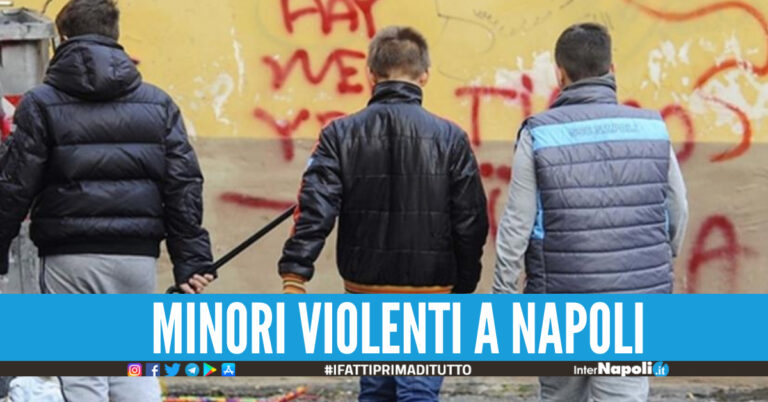 A Napoli e provincia un minore denunciato o arrestato ogni 36 ore è allarme