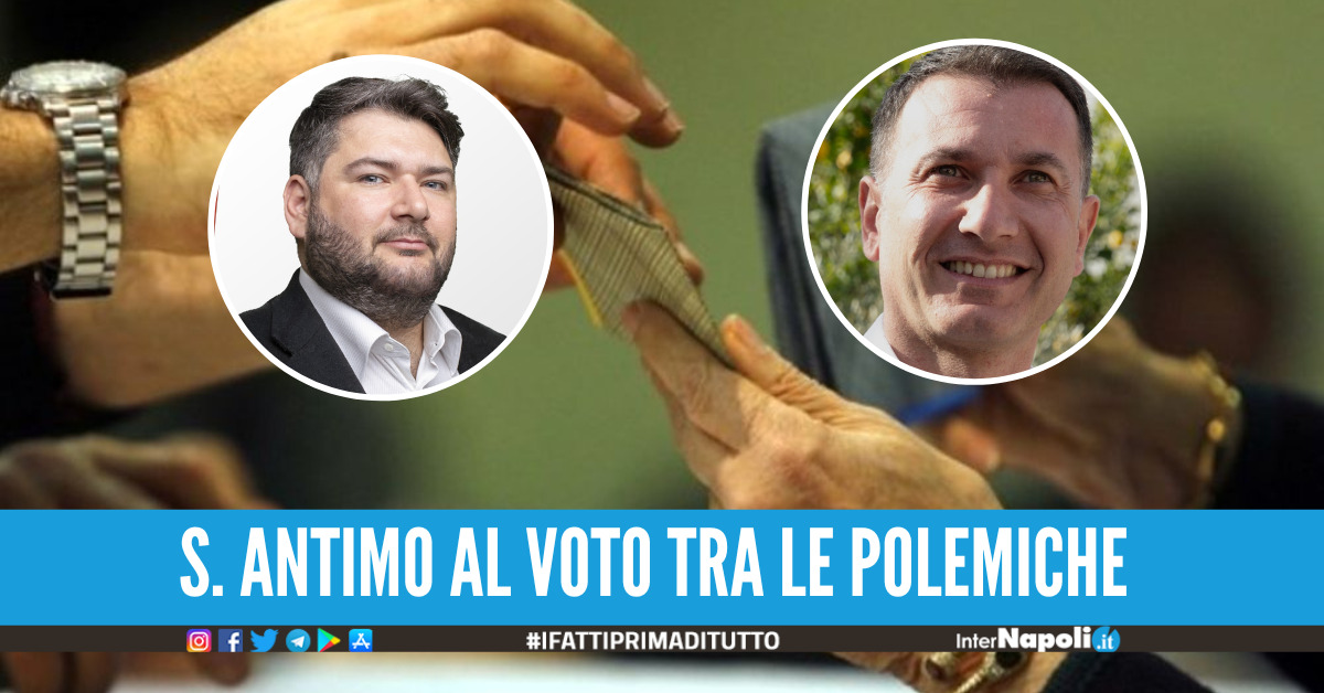 A poche ore dalla tornata elettorale a Sant'Antimo è scontro sulla presunta compravendita di voti.