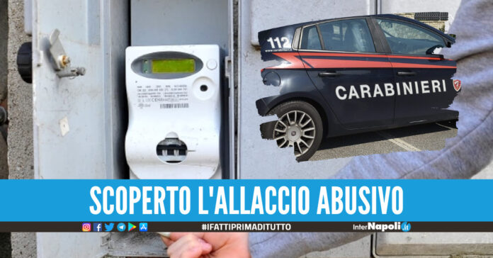 Allaccio corrente, carabinieri - foto di repertorio