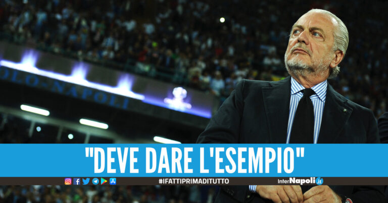 De Laurentiis indebitato col Comune di Napoli: “Deve pagare 3,4 milioni per lo stadio”