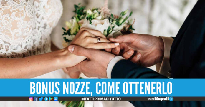 Bonus matrimoni, dal 9 al 23 giugno le domande per il contributo