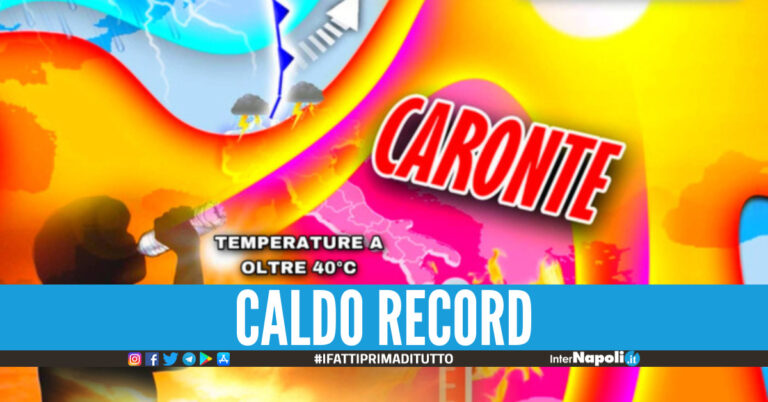 L’Italia nella morsa di Caronte, da domani temperature record fino a 40 gradi