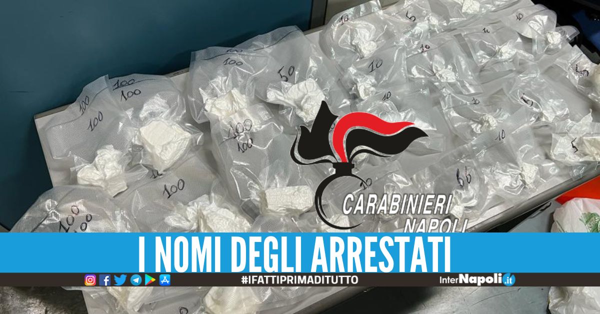 Scoperto un kg di cocaina in casa a Qualiano, 3 arresti dopo il blitz