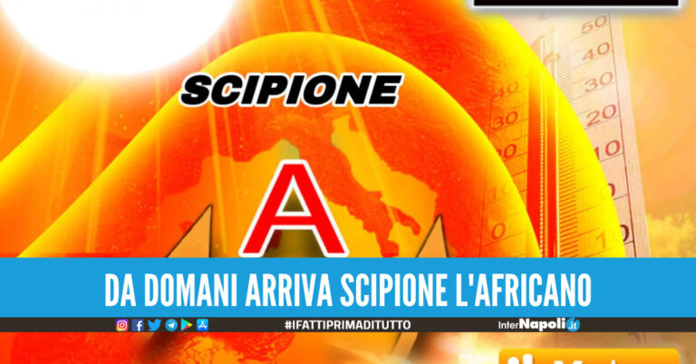 ‘Scipione l’Africano’ sta arrivando, da domani si toccheranno i 41 gradi in Italia