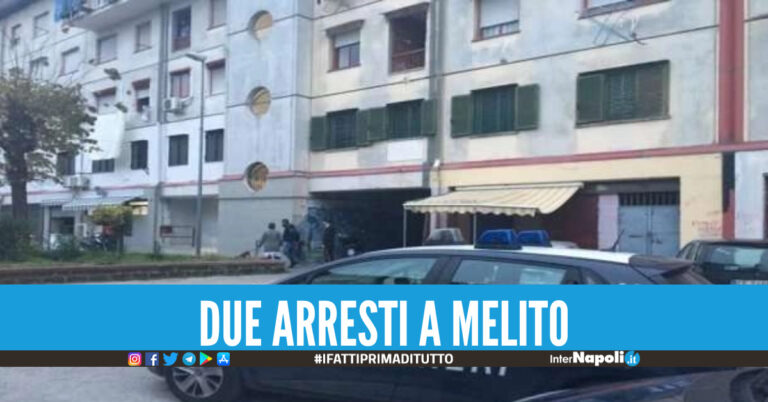 Blitz al Parco Monaco a Melito, catturati in due e droga sequestrata
