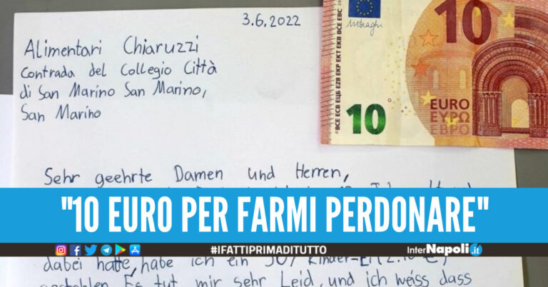 Dodicenne ruba un ovetto Kinder, si pende ed invia una lettera di scuse con 10 euro