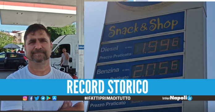 benzina codacons campania