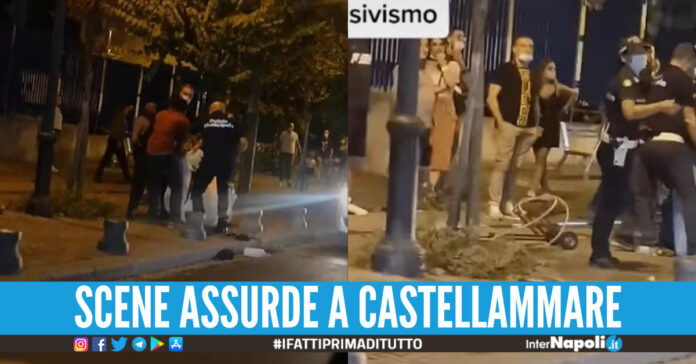 Ambulante scappa dai controlli dei vigili, i passanti rubano le borse [Video]