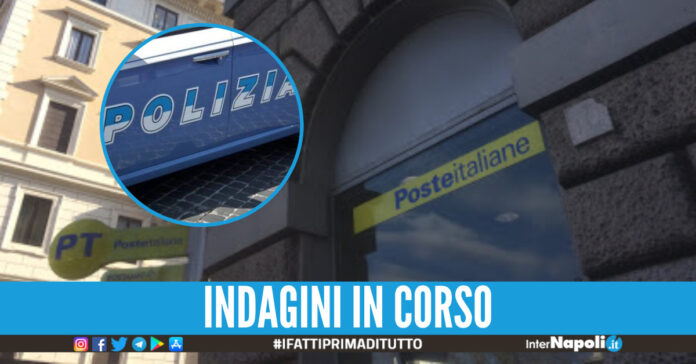 Colpo alle Poste a Napoli, bandito in fuga con il bottino da 50mila euro