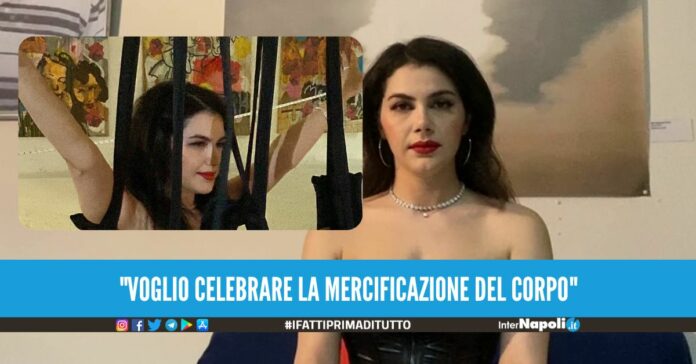 L'intervista a Valentina Nappi per la performance artistica al museo Cam di Casoria