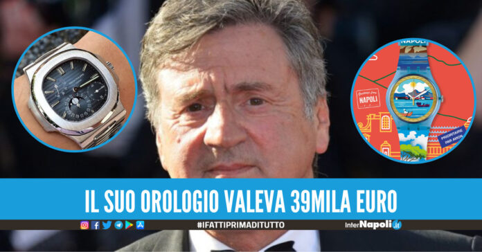 Daniel Auteuil scippato a Napoli, il Comune si scusa con uno Swatch da 100 euro