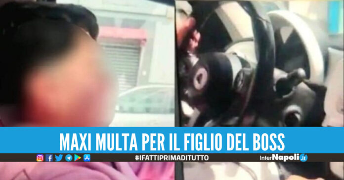 Arzano, guida la Smart a 12 anni e si riprende su TikTok: 6mila euro di multa al figlio del boss