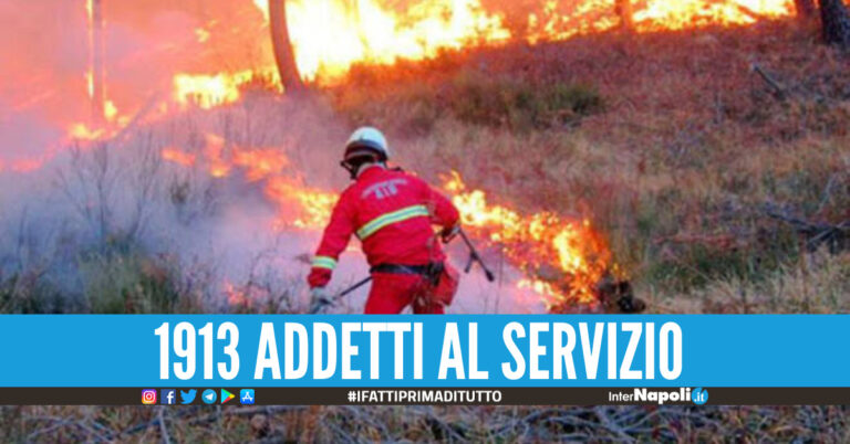 La Regione Campania approva piano contro incendi boschivi: stanziati 19 milioni