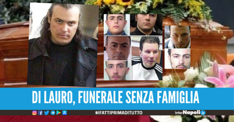 Cosimo Di Lauro, l’ultimo addio senza la famiglia: solo la mamma ed un fratello al funerale