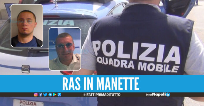 Da sinistra: Salvatore Cianciulli ‘Masaniello’ e Gianluca Testa ‘o fagian