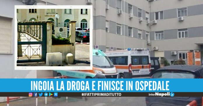 Denuncia in caserma con la cocaina nel borsello, arrestato in provincia di Napoli