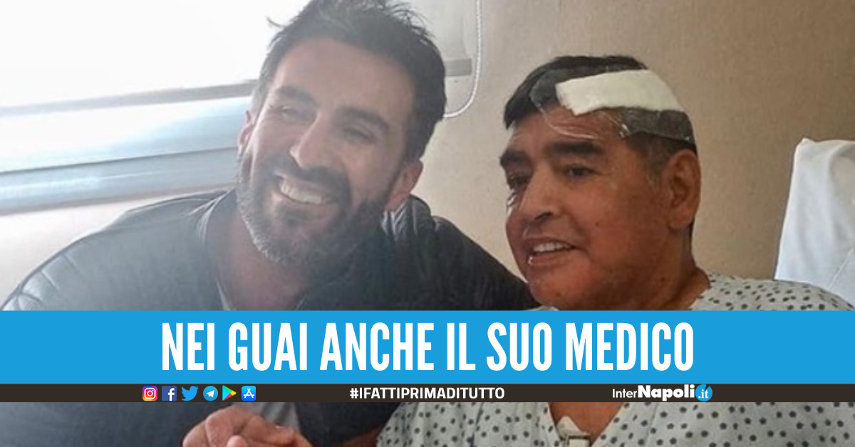 Diego Armando Maradona e il medico di famiglia Leopoldo Luque