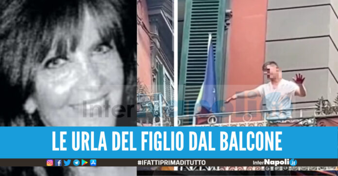 Napoli. Non volevo farle niente, il video del figlio