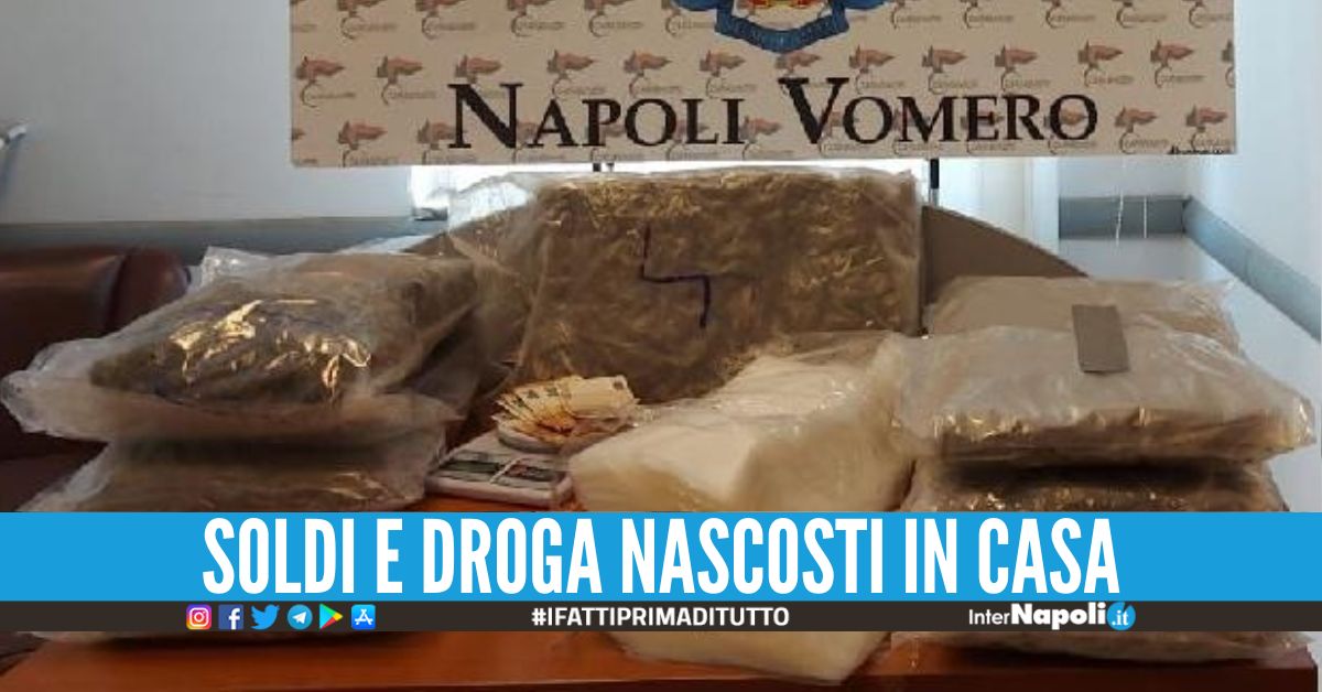 Nascondeva 5 kg di marijuana nei bustoni, arrestato 53ene a Piscinola