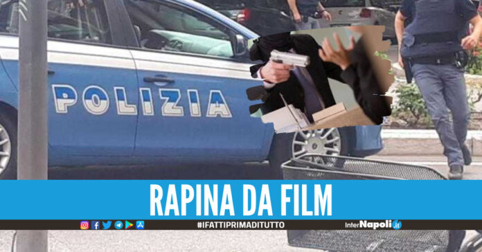 Rapina in banca, foto di repertorio