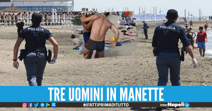 Rissa in spiaggia, foto di repertorio