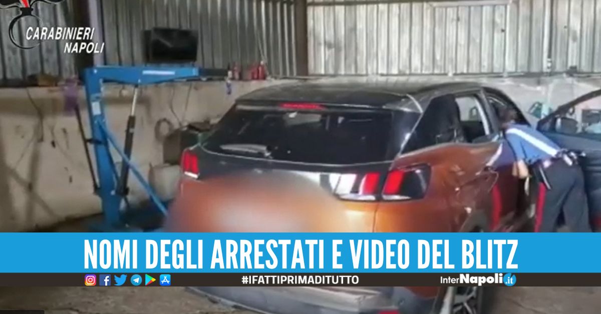 Sgominata banda di 'cannibali' d'auto arresti tra Napoli, Giugliano e Sant'Antimo