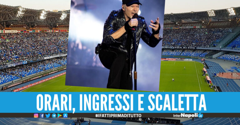 Vasco Rossi in concerto al Maradona: “Quando i napoletani cantano è impossibile fermarli”